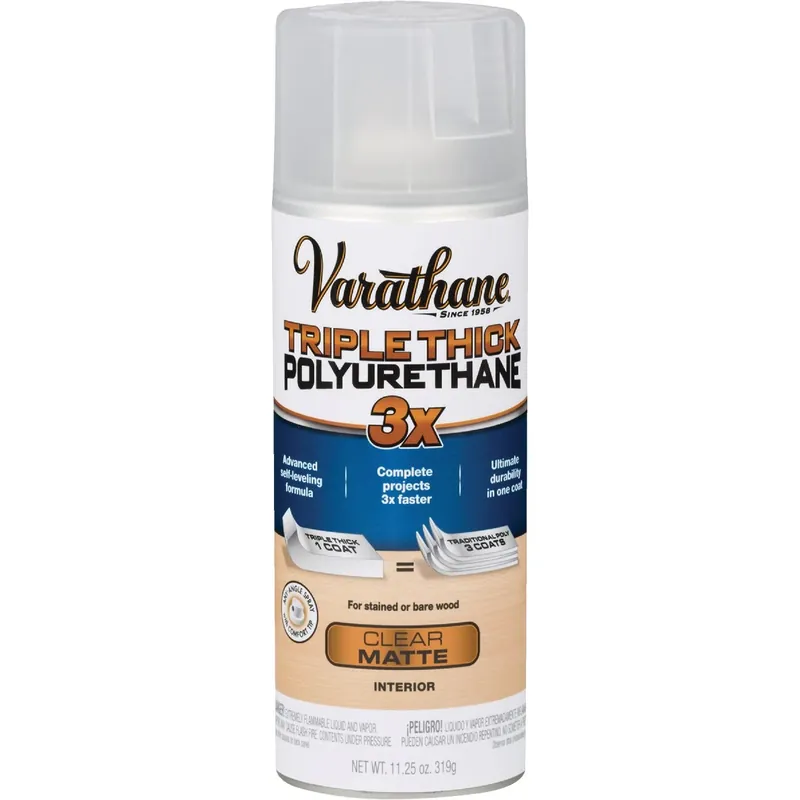Transparent Matte Clear Water-based Oil Modified Urethane Triple Thick Polyurethane 11.25