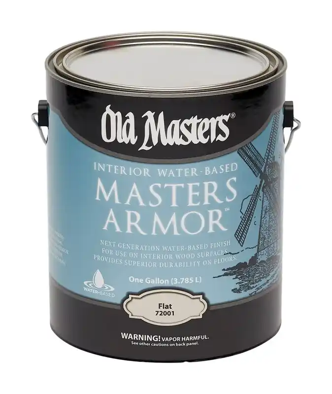 Masters Armor, Water-based, Flat, Clear, 1-gallon