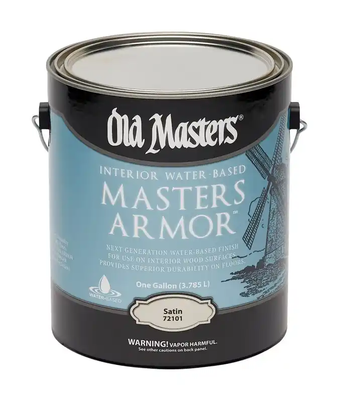 Masters Armor, Water-based, Satin, Clear, 1-gallon