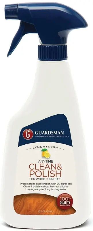 Clean & Polish Wood Furniture Cleaner, Lemon Scent, Trigger Spray, 16 Oz.