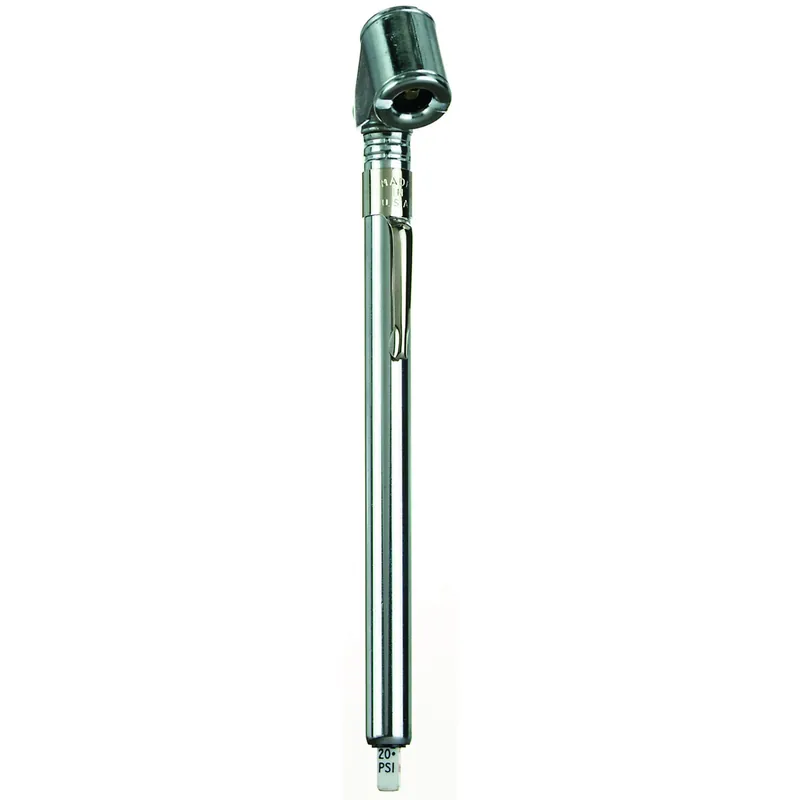 10-160 Psi Chrome-plated Dual Foot Tire Gauge Model 17-525