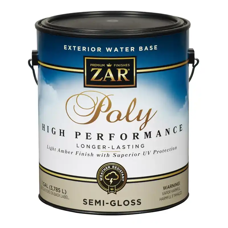 Semi-gloss Light Amber Water-based Polyurethane 1 Gal