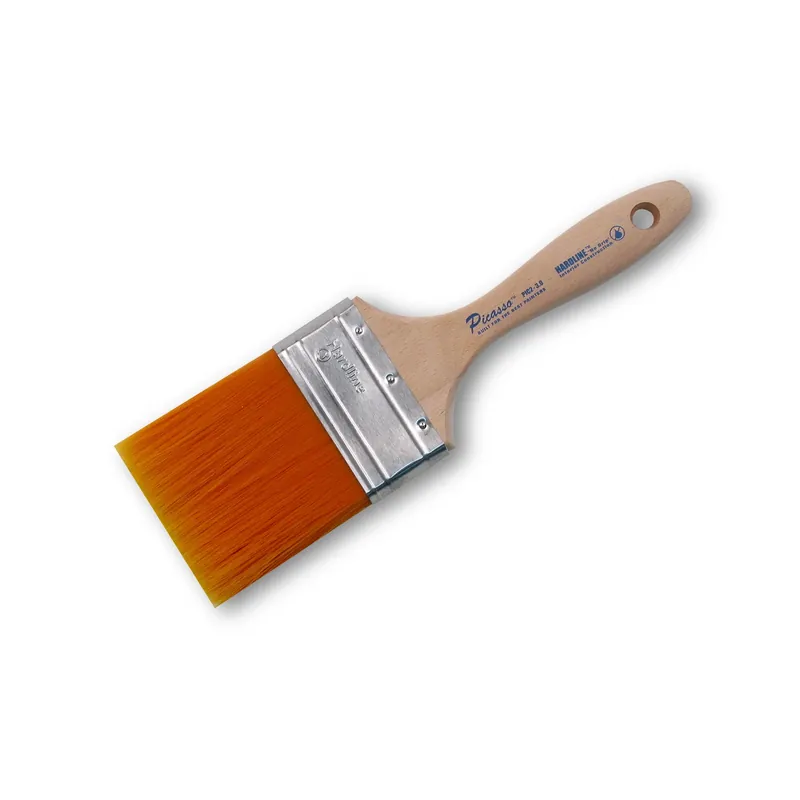 Picasso 3 In. Soft Straight Paint Brush With Beavertail Handle And Pbt Bristles