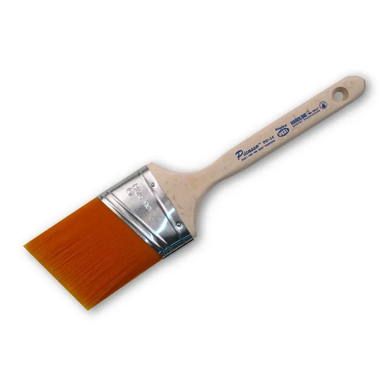 Picasso 3 In. Soft Angle Paint Brush With Pbt Bristles And Beech Hardwood Handle
