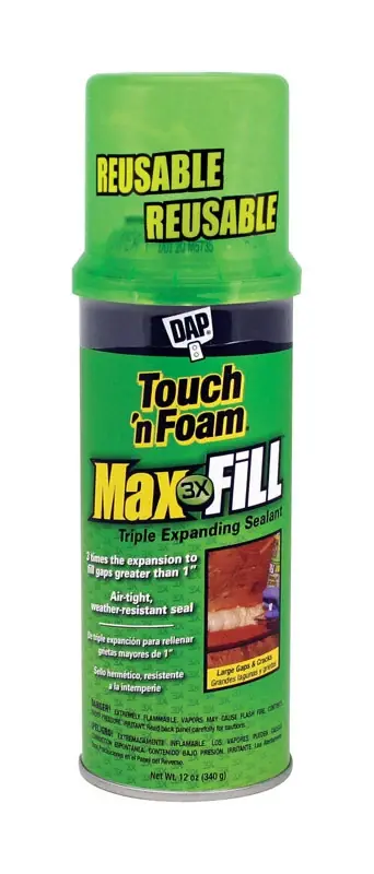 Max Fill Triple Expansion Foam Sealant, 12-oz.