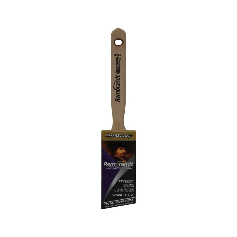 Rembrandt 1-1/2 In. Semi-oval Angle Paint Brush - Model 6420