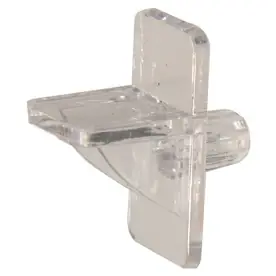 The Hillman Group 15-pack 1/4-in Clear Square Shelving Hardware