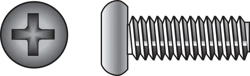 No. 10-32 X 1 In. L Phillips Pan Head Stainless Steel Machine Screws 100 Pk