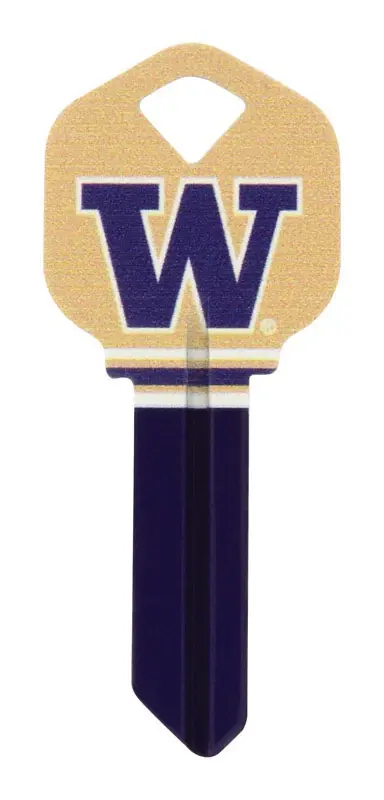 Fanatix Washington Huskies Brass House/entry Key Blank