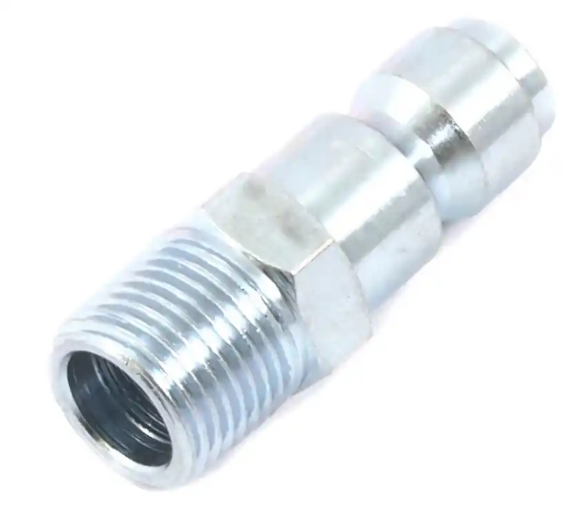 Tru-flate Style Plug, 3/8 Inch X 3/8 Inch Male Npt Air Fitting