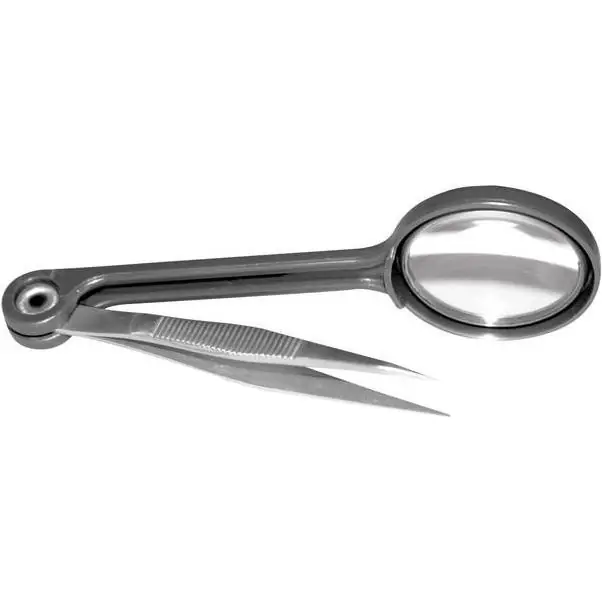 Wilmar Magnifying Glass Tweezers