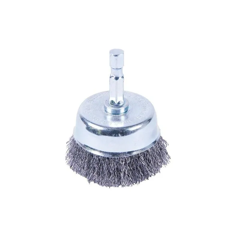 2 In. X 1/4 In. Shank Fine Crimped Wire Cup Brush - Model 72795