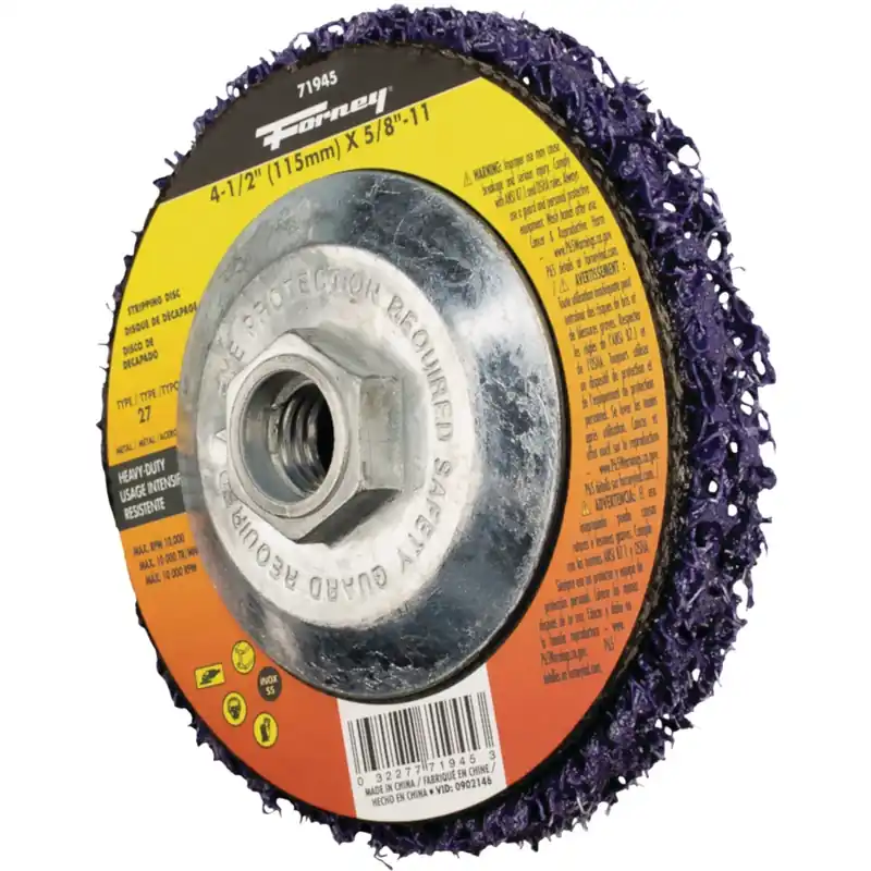 Type 27 4-1/2 In. X 5/8 In. Heavy-duty Strip & Finish Grinder Disc