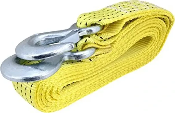 Prtw1822 2 Inch X 20 Feet Emergency Tow Strap With Hooks