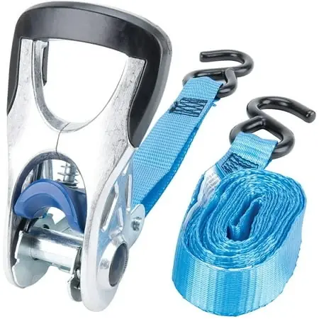 1" X 10‘ Ratcheting Tie Down With Heavy-duty Strap