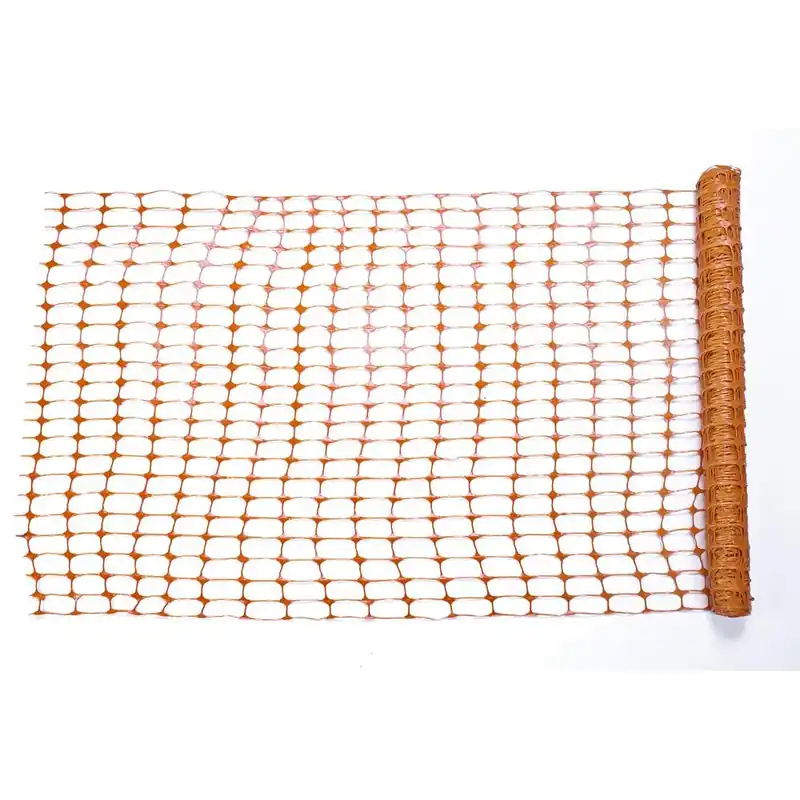 4 Ft. X 50 Ft. Lightweight Orange Safety Barrier Fence For Construction And Crowd Control
