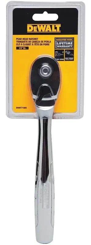 Ratchet, Pear-head, Quick-release, 1/2-in. Drive