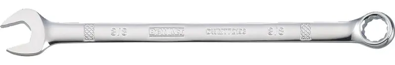 Sae Combination Wrench, Long-panel, 3/8 In.
