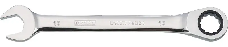 Metric Ratcheting Combination Wrench, Long-panel, 13mm
