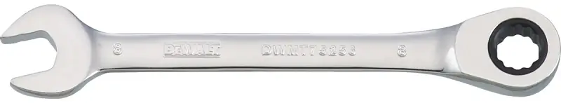 Metric Ratcheting Combination Wrench, Long-panel, 8mm