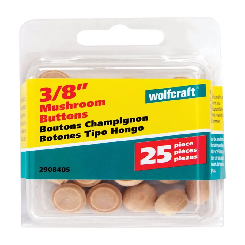 Round Hardwood Mushroom Plug 3/8 In. D X 1/2 In. L 1 Pk Natural