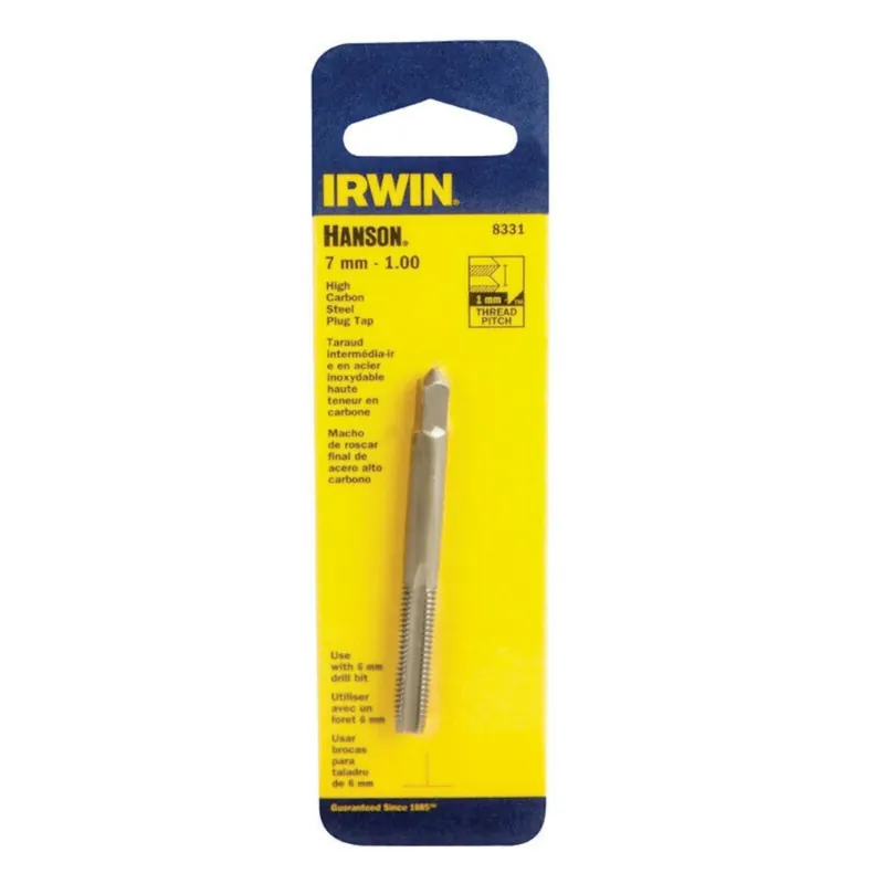 Metric Tap, Carbon Steel, 7mm X 1.00