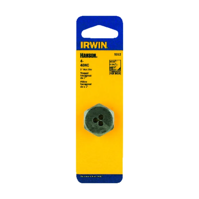 Hexagon Machine Screw Die, National Coarse, 4 X 40