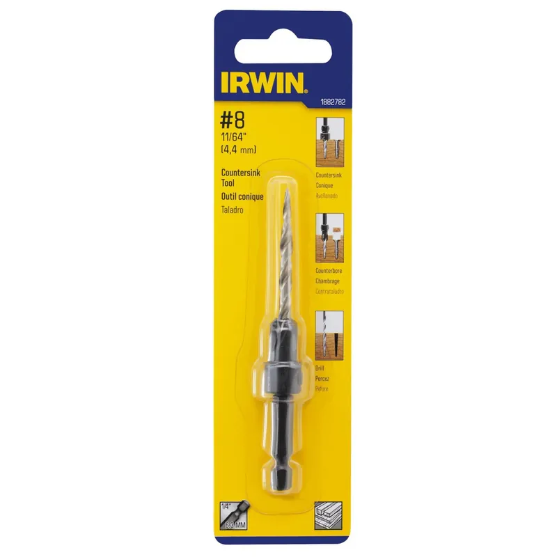 Countersink, Tapered, 8 Wood