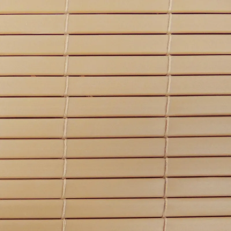 Roll Up Blind, Woodgrain Pvc, 96 X 72-in.