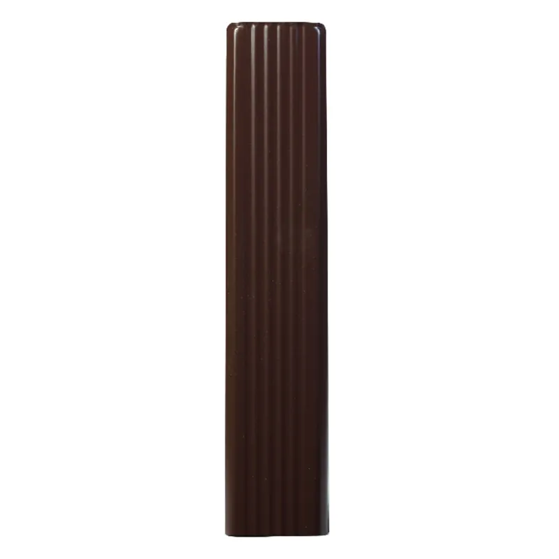 Downspout Extension, Brown Aluminum, 2 X 3 X 15-in.
