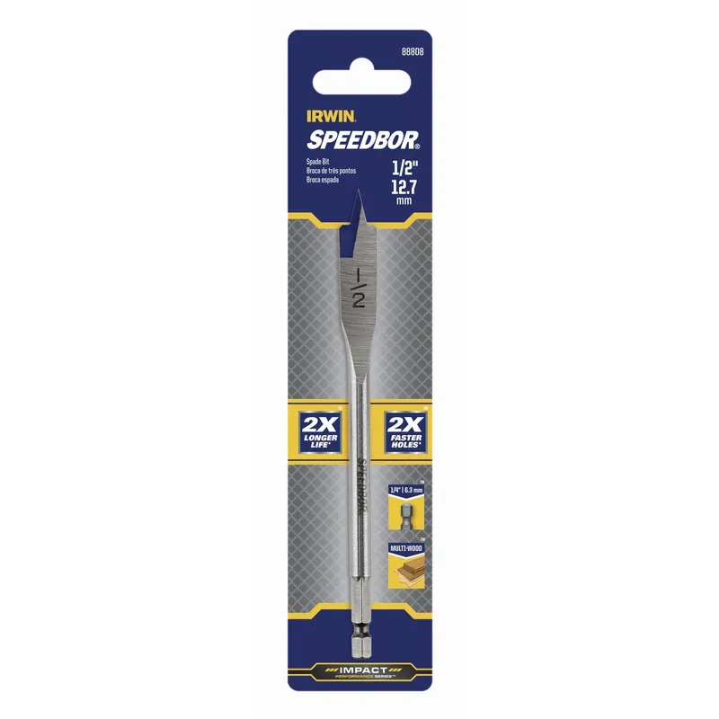 Speedbor Spade Drill Bit, 1/2 In.