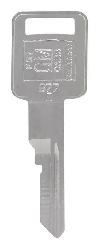 Traditional Key Automotive Key Blank Single For Gm Silver
