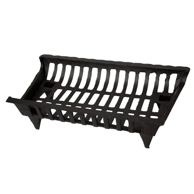 24 Inch Cast Iron Grate For Fireplaces And Wood Stoves - Model Cg24