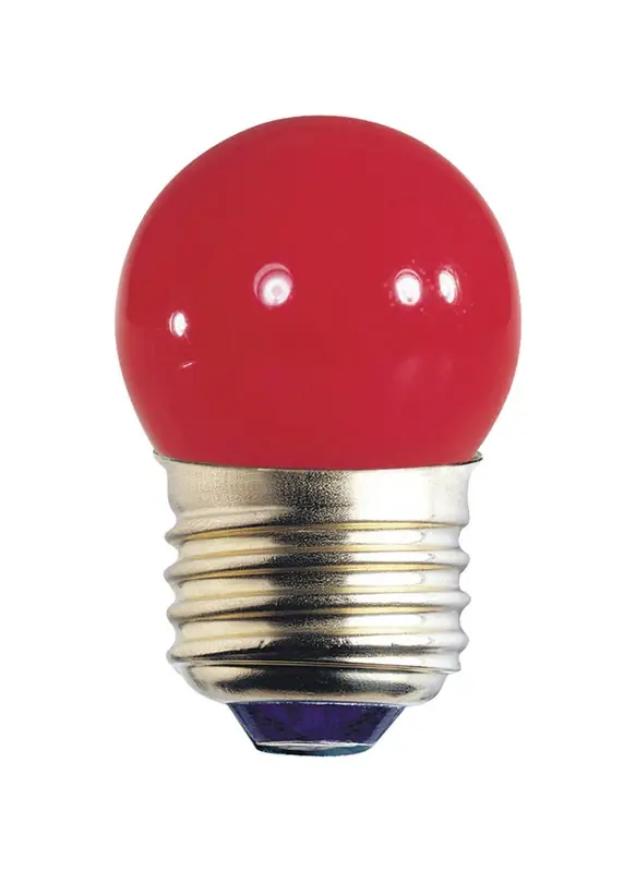 7.5 W S11 Specialty Incandescent Bulb E26 (medium) Red 1 Pk