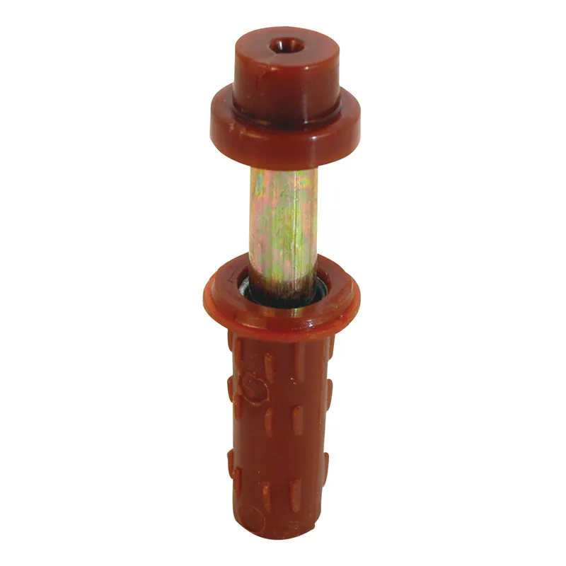 Prime-line Slide-co 7/16 In. D X 2.25 In. L Brown Steel Pivot And Guide 2 Pc