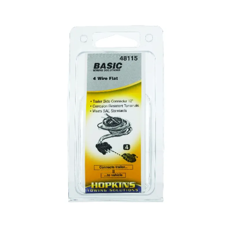 6-round To 4-flat Plug-in Adapter, Model 74124