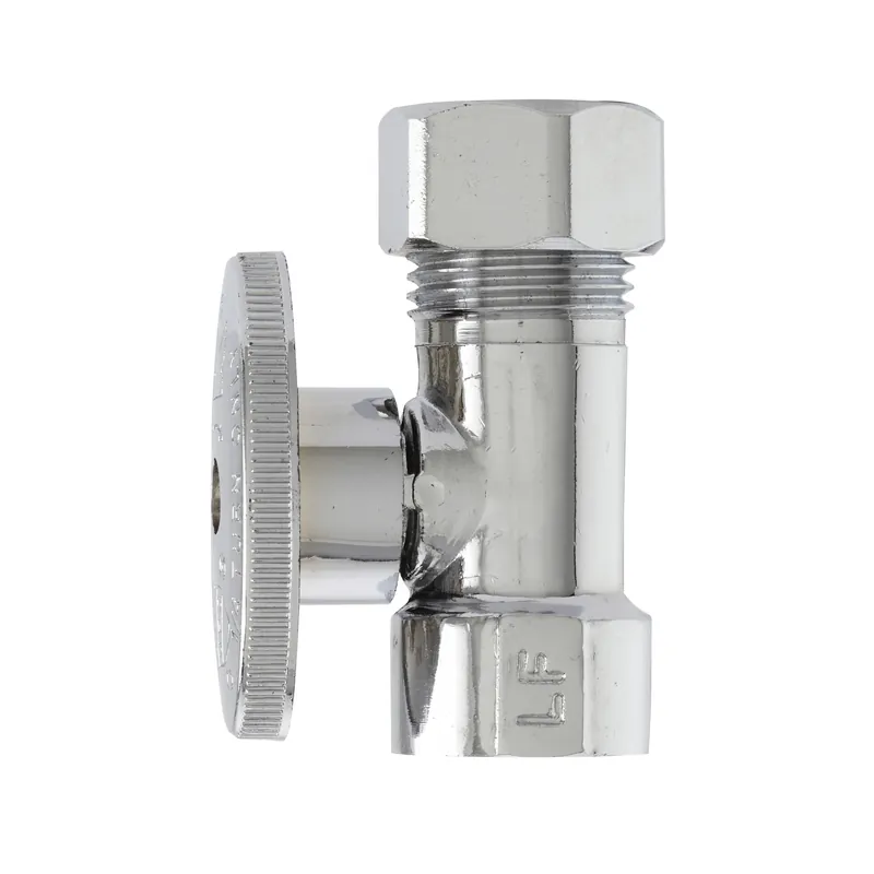 1/2 In. Fip X 1/2 In. Compression Brass Straight Valve - Lead-free