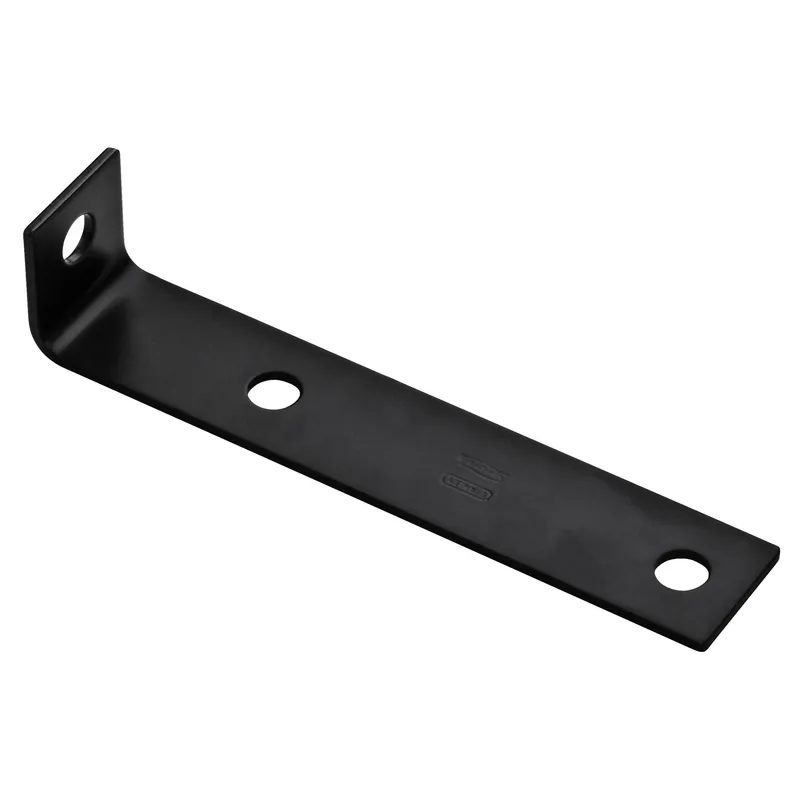 Corner Brace, Black Steel, 7-1/2 In.
