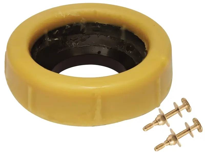 Wax Ring Kit For 3 Or 4 Inch Waste Lines With Solid Brass Bolts