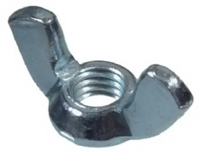 10/24 In. Zinc-plated Steel Sae Wing Nut 100 Pk