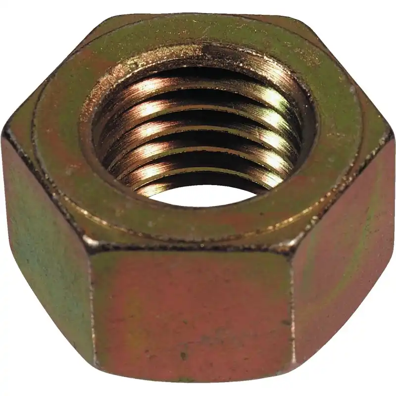 5/16 In. Zinc Dichromate Steel Uss Hex Nut 100 Pk