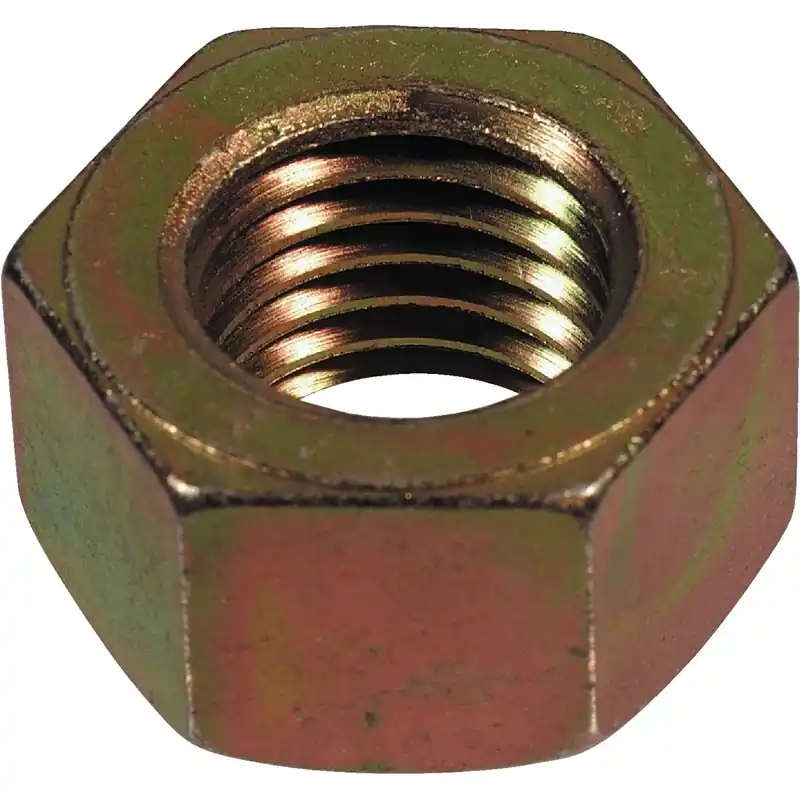 1/2 In. Zinc Dichromate Steel Uss Hex Nut 50 Pk