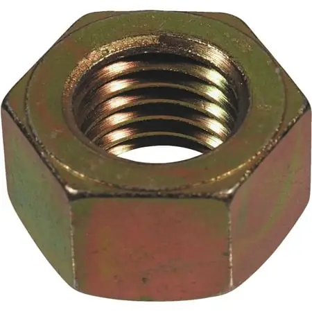 5/8 In. Zinc Dichromate Steel Uss Hex Nut 25 Pk