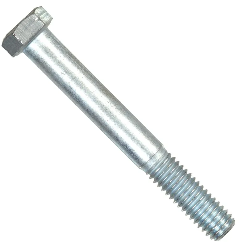 1/4 In. D X 3/4 In. L Heat Treated Zinc Steel Hex Head Cap Screw 100 Pk