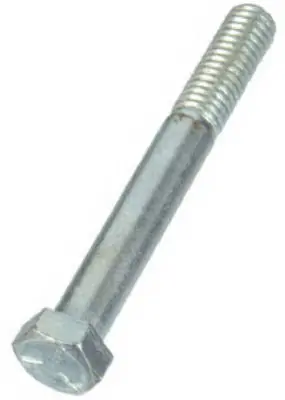 1/2 In. D X 1-1/4 In. L Heat Treated Zinc Steel Hex Head Cap Screw 50 Pk