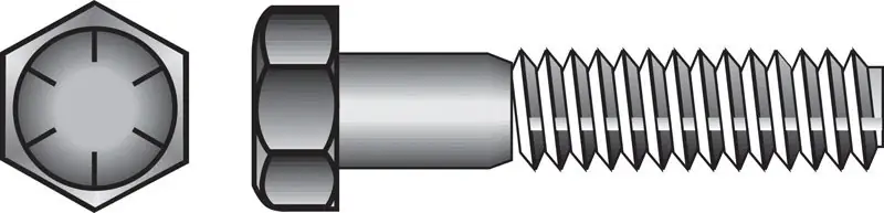 7/16 In. D X 1-1/2 In. L Heat Treated Steel Hex Head Cap Screw 50 Pk