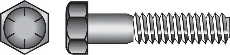 1/2 In. D X 1-1/4 In. L Heat Treated Steel Hex Head Cap Screw 50 Pk