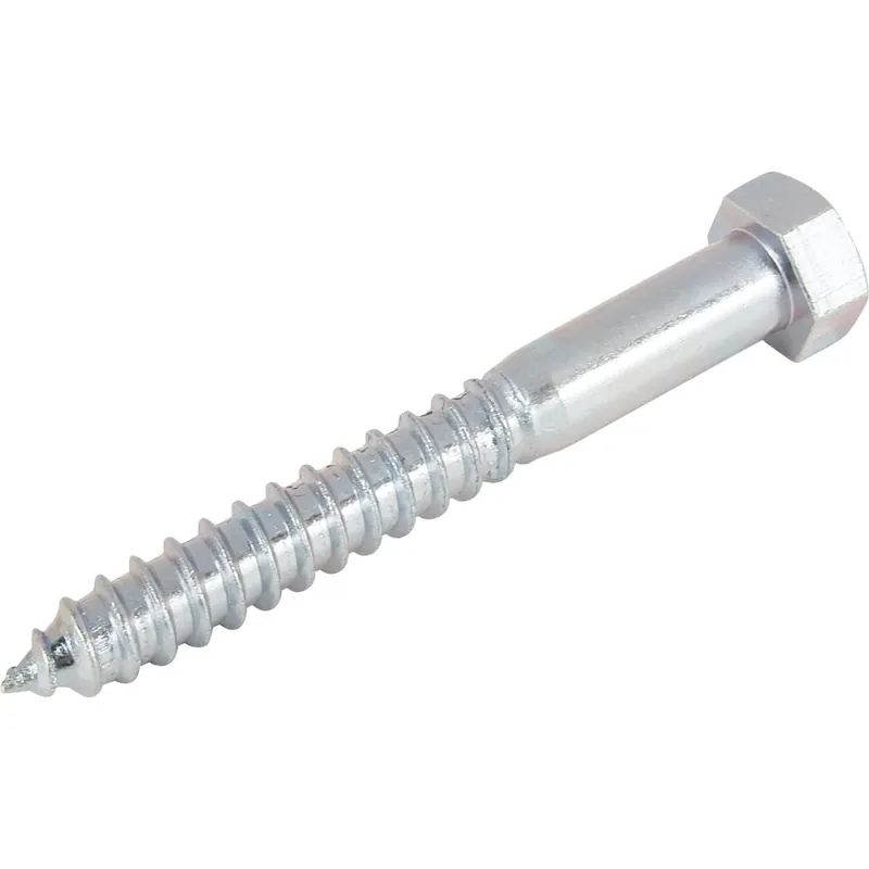 3/8 In. X 6 In. L Hex Zinc-plated Steel Lag Screw 50 Pk