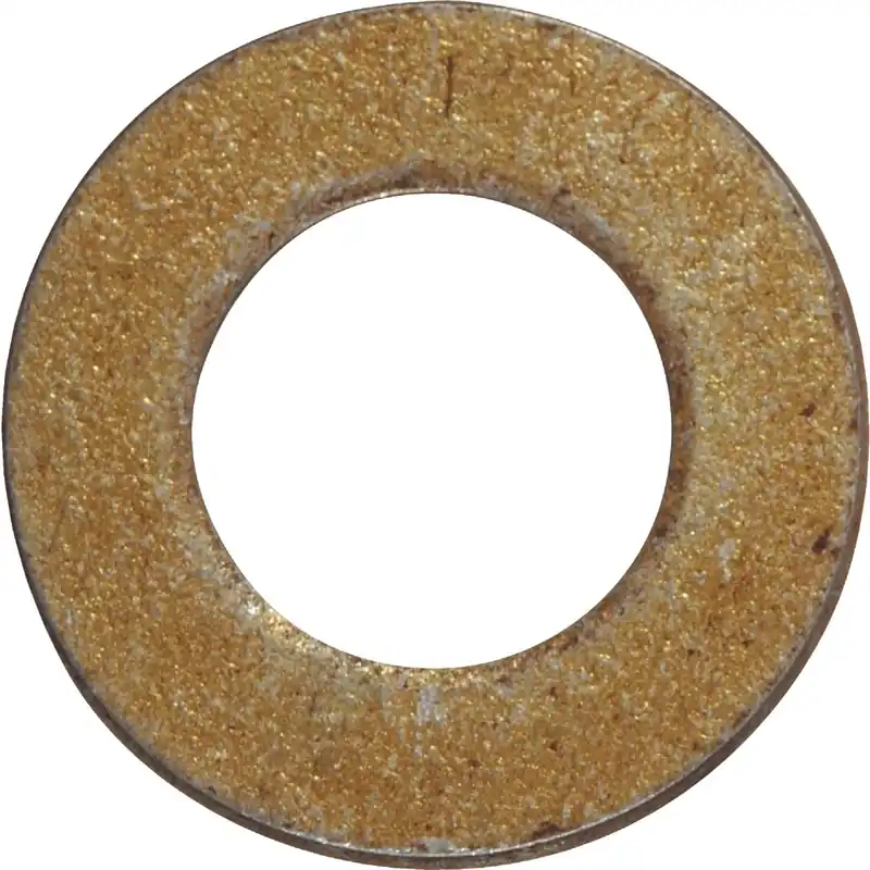 Yellow Dichromate Steel 1/4 In. Uss Flat Washer 100 Pk