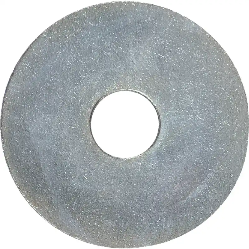 Zinc-plated Steel 1/4 In. Fender Washer 100 Pk
